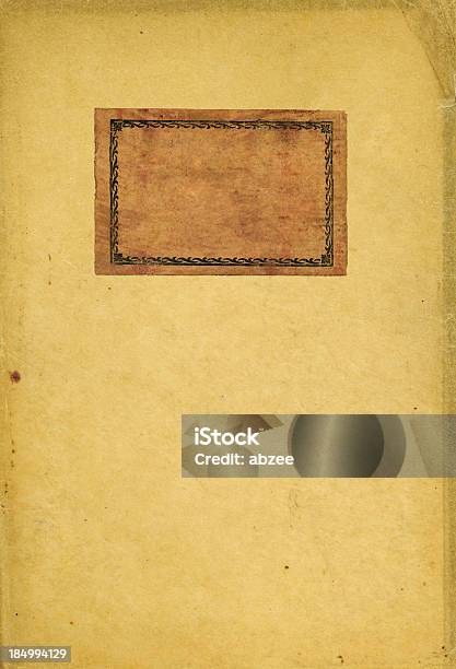 Stare Taśmy Się Szorstkie Krawędzie Papieru Z Rogu Z Etykietą - zdjęcia stockowe i więcej obrazów Bez ludzi