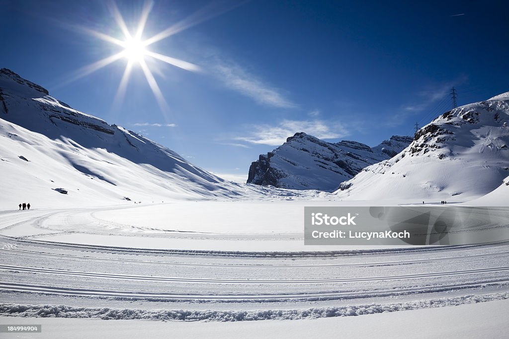 Winter dream in den Bergen - Lizenzfrei Alpen Stock-Foto