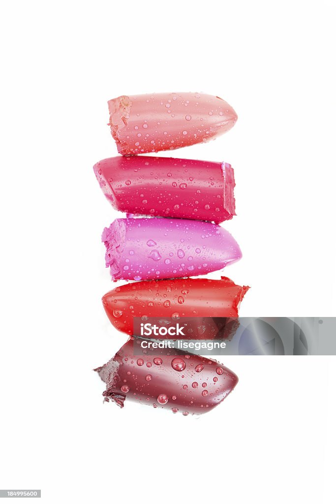 브로컨 Lipsticks - 로열티 프리 깨짐 스톡 사진