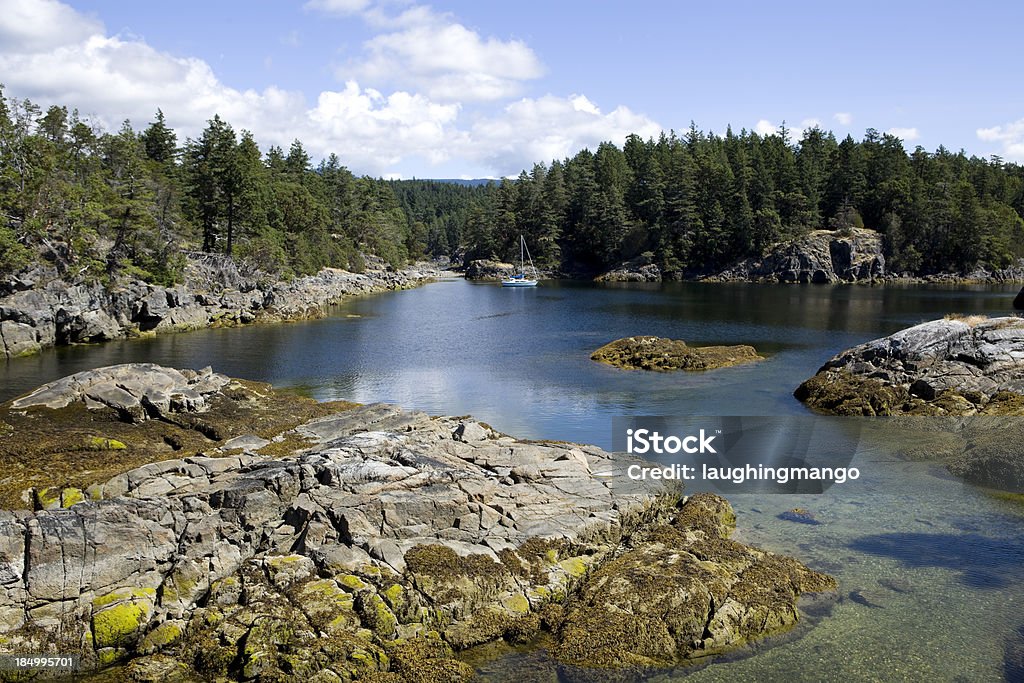 Smuggler Cove Marine Provincial Park Sechelt - Lizenzfrei Britisch-Kolumbien Stock-Foto