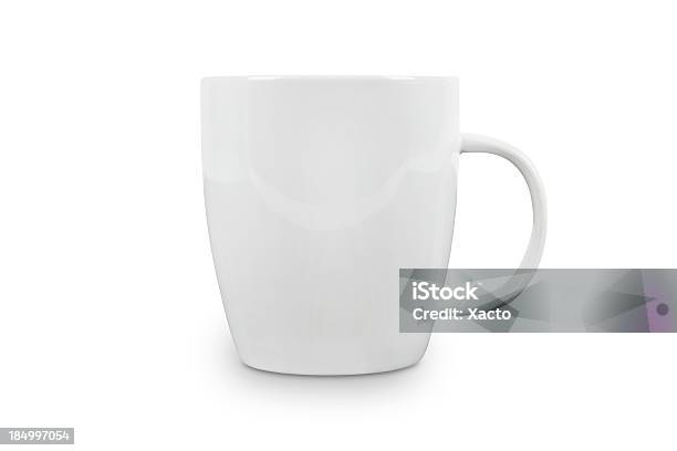 Copo Branco Com Espaço Para Logotipocontém A Caminhos De Corte - Fotografias de stock e mais imagens de Chávena de Café