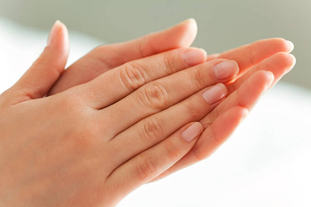 istock Hands with good skin care and pristine nails 184997451