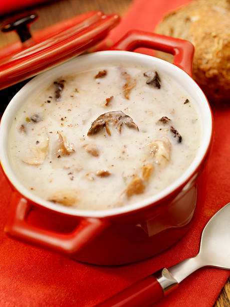 istock Creamy Wild Mushroom Soup 184997762