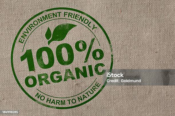 100 Organic Stamp Stock Photo - Download Image Now - 100 Percent, Organic, Food