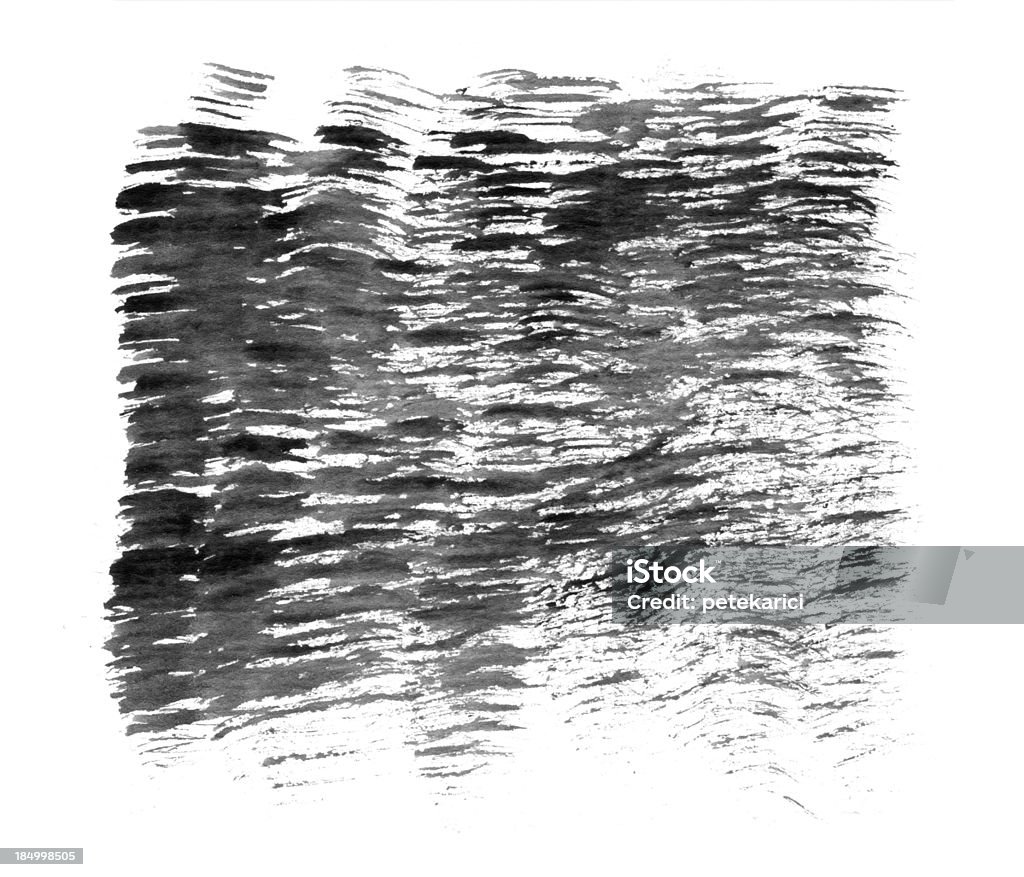 Черный мазков кисти - Стоковые иллюстрации Абстрактный роялти-фри