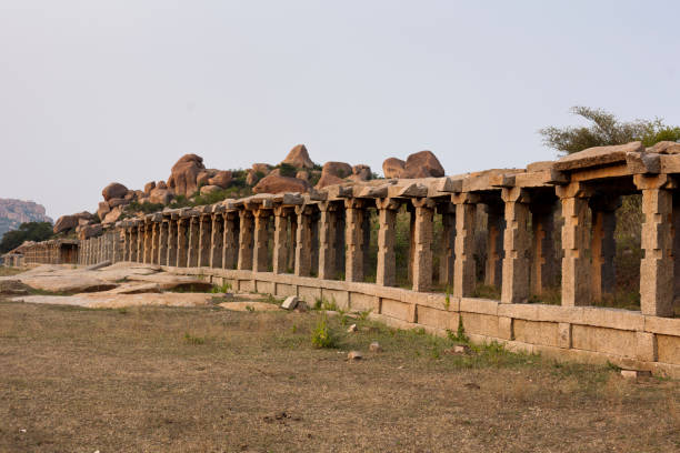 istock Old Ruins in Hampi, Karnataka, India. 184998749