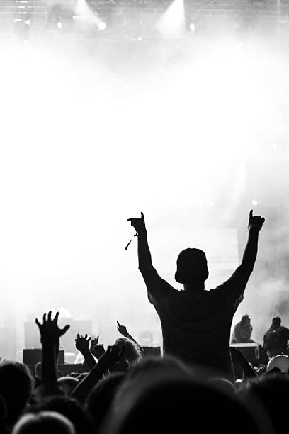 istock Fans cheering and enjoying at the concert 184998830