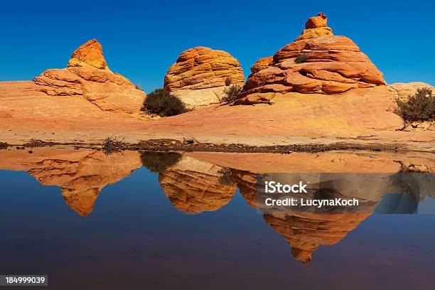 Coyote Buttes Mit Geschwungene Formen Stockfoto und mehr Bilder von Rot - Rot, Sandstein, Spiegelung