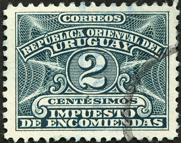 old Uruguay postage stamp
