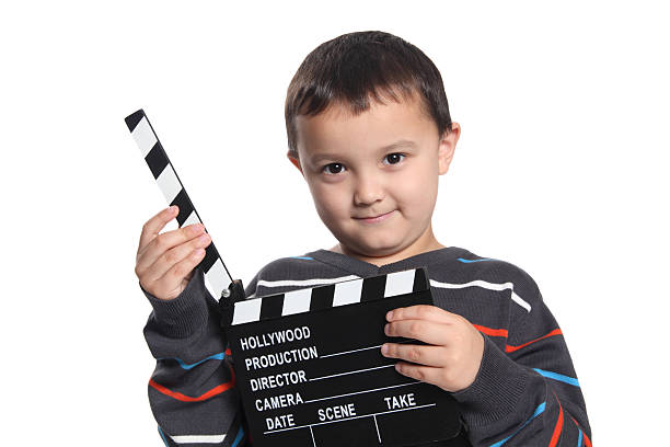 istock Boy with Film Slate 184999819