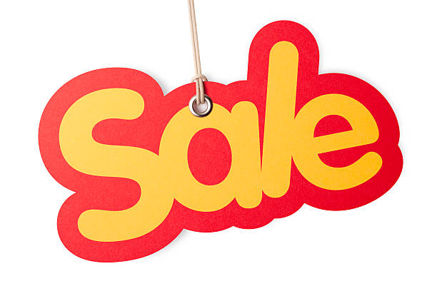 istock SALE shaped label on price tag 185000308