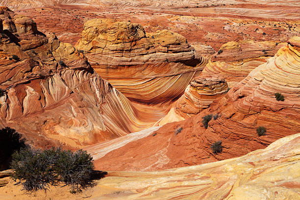 istock Coyote Buttes with Swirling Shapes 185000410