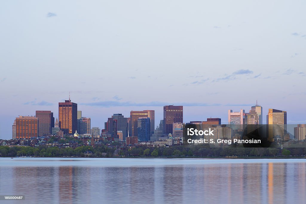 Skyline di Boston - Foto stock royalty-free di Ambientazione esterna