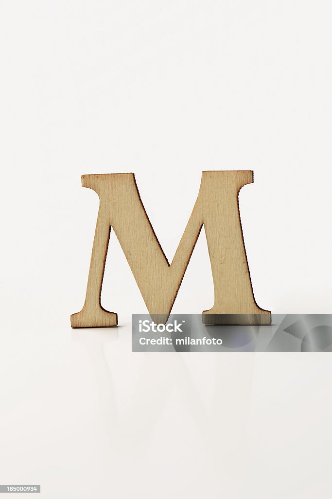 Letra M - Royalty-free Alfabeto Foto de stock