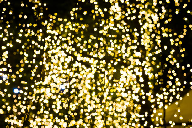 istock Blurred xmas lights in Bangkok 1850014542