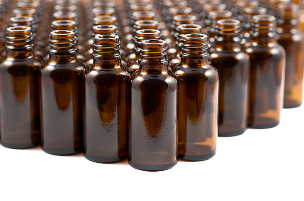istock brown glas bottles for medicine 185001599