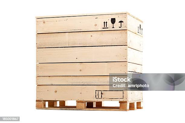 Hölzerne Cargobox Stockfoto und mehr Bilder von Holz - Holz, Schachtel, Holzkiste