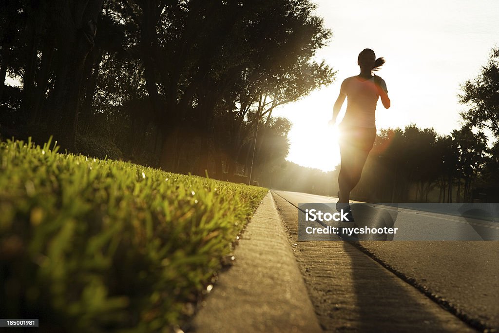 Manhã cedo execução - Royalty-free Jogging Foto de stock