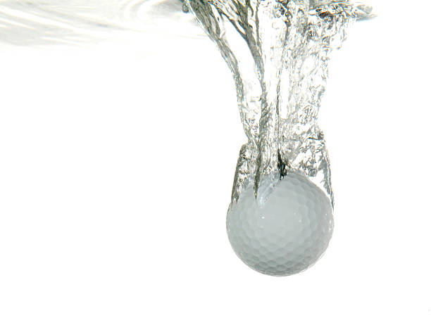 gulf ball in water stock photo