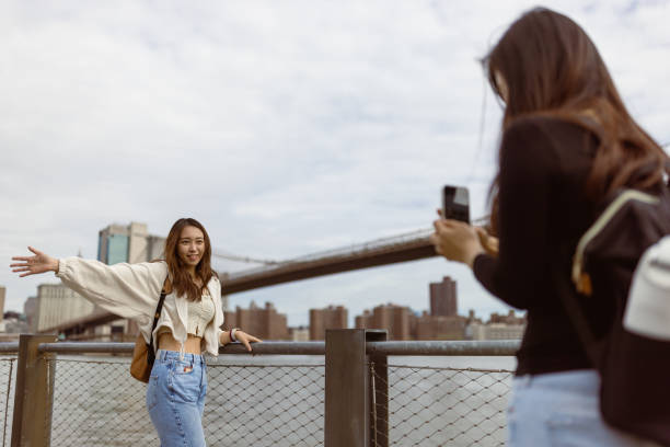 istock Chinese girls exploring NYC 1850031048