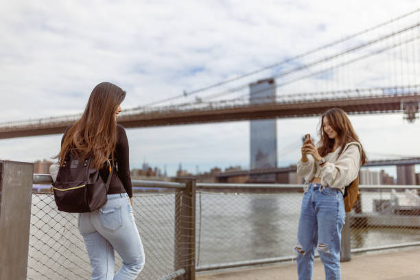 istock Chinese girls exploring NYC 1850031052