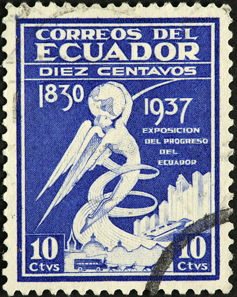 istock Exposition of Progress on 1937 Ecuador stamp 185003149