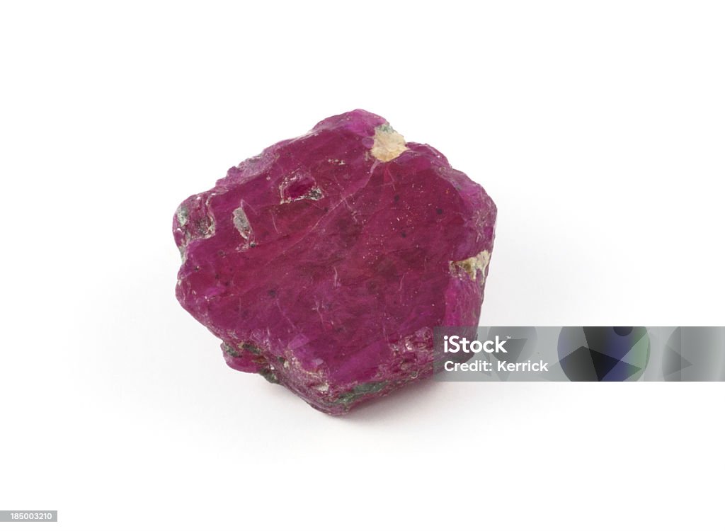 Red Ruby-Juwel stone. garantiert authentische - Lizenzfrei Rubin Stock-Foto