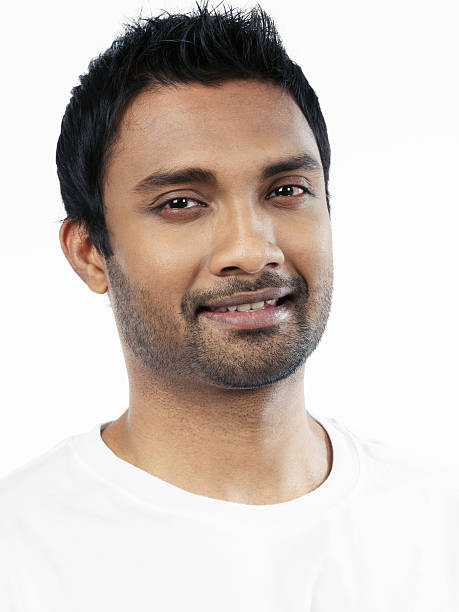 istock Handsome indian man portrait smiling 185003260