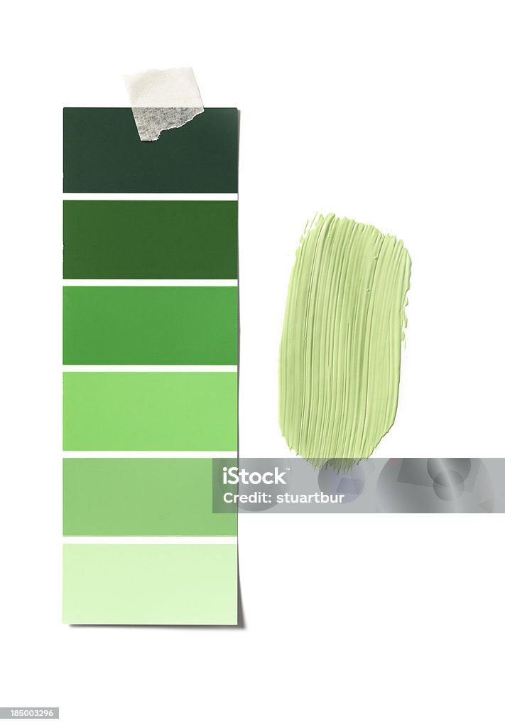 Muestra de color verde - Foto de stock de Muestra de colores libre de derechos