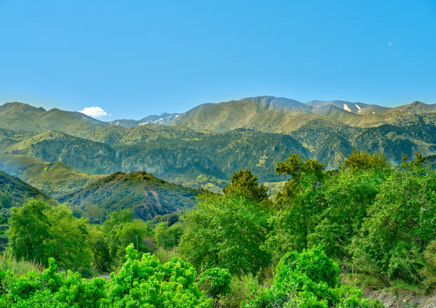 Mountains of Krete. Samaria Gorge on the island of Crete, Greece