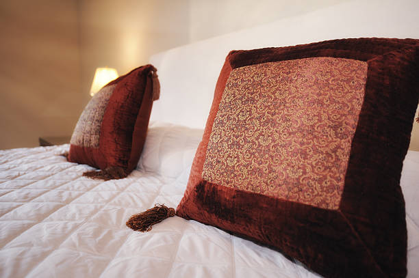 istock Pillows In Home Interior Bedroom 185003554