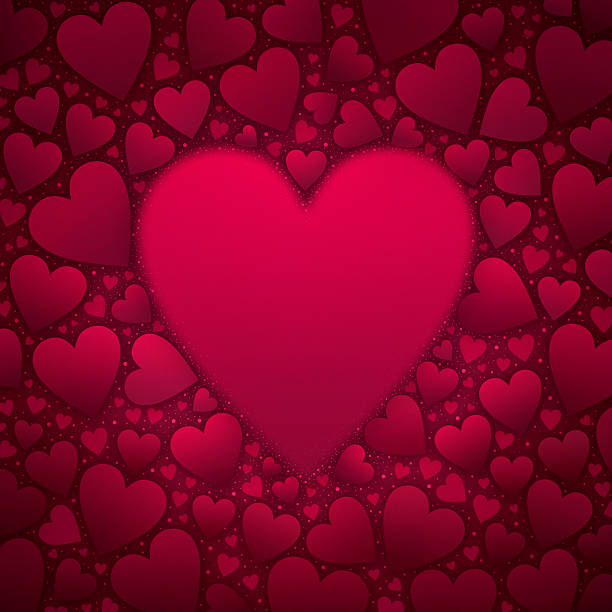 Heart shape background stock photo