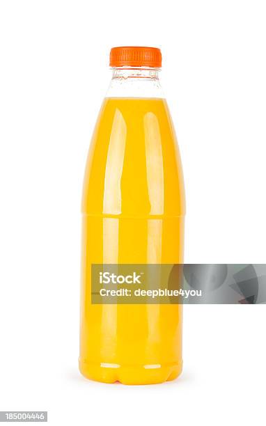 Bottle Fresh Pressed Orange Juice Stock Photo - Download Image Now - Bottle, Juice - Drink, Orange Juice