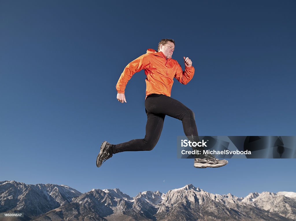 Mountain Runner - Lizenzfrei Joggen Stock-Foto