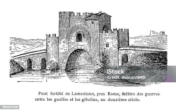 中世の要塞の橋 - アーチ橋のベクターアート素材や画像を多数ご用意 - アーチ橋, イラストレーション, 中世