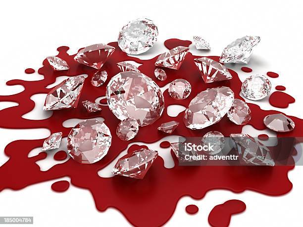 Blood Diamonds Stock Photo - Download Image Now - Blood, Diamond - Gemstone, Splattered