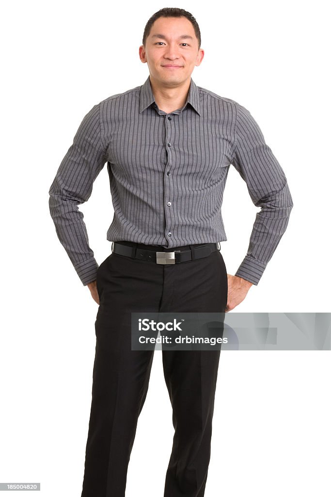 独立したコンテンツのアジアの男性 - 襟付きシャツのロイヤリティフリーストックフォト