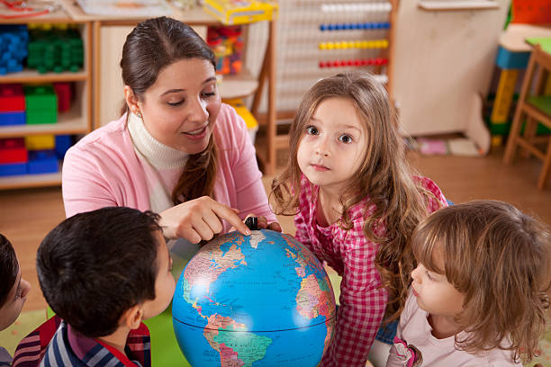 istock Preschooler and Teacher 185004832