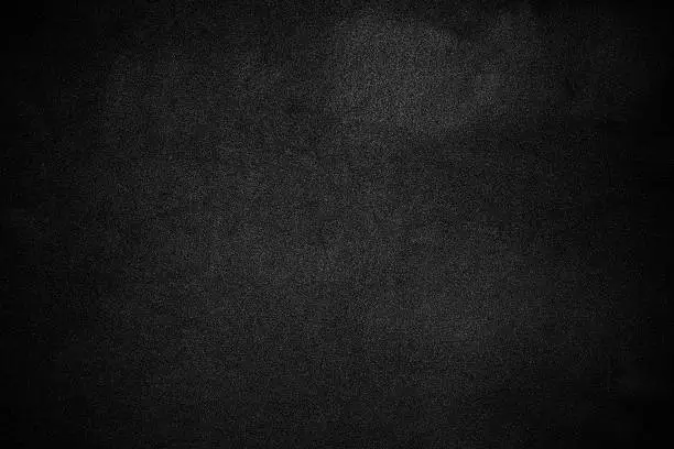 Photo of Dark texture background of black fabric