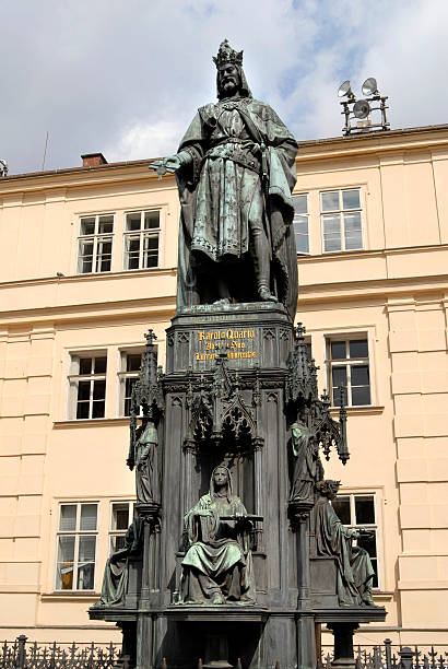istock Charles IV statue, Krizovnicke Square, Prague 185005246