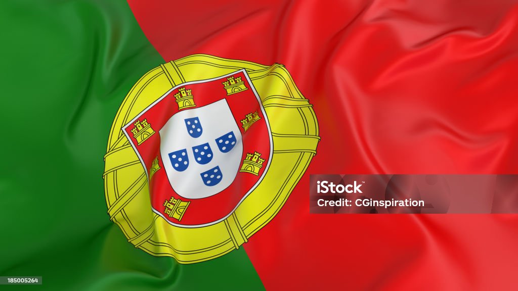 Bandeira de Portugal - Royalty-free Portugal Foto de stock