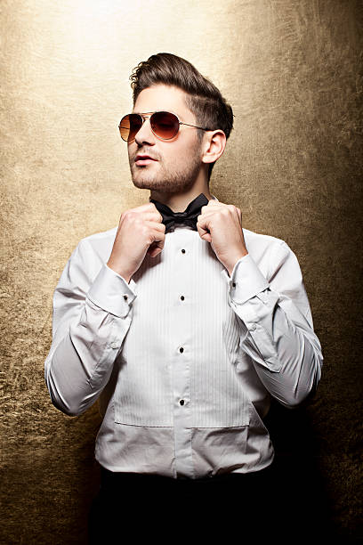 istock Elegant man at a party 185005970
