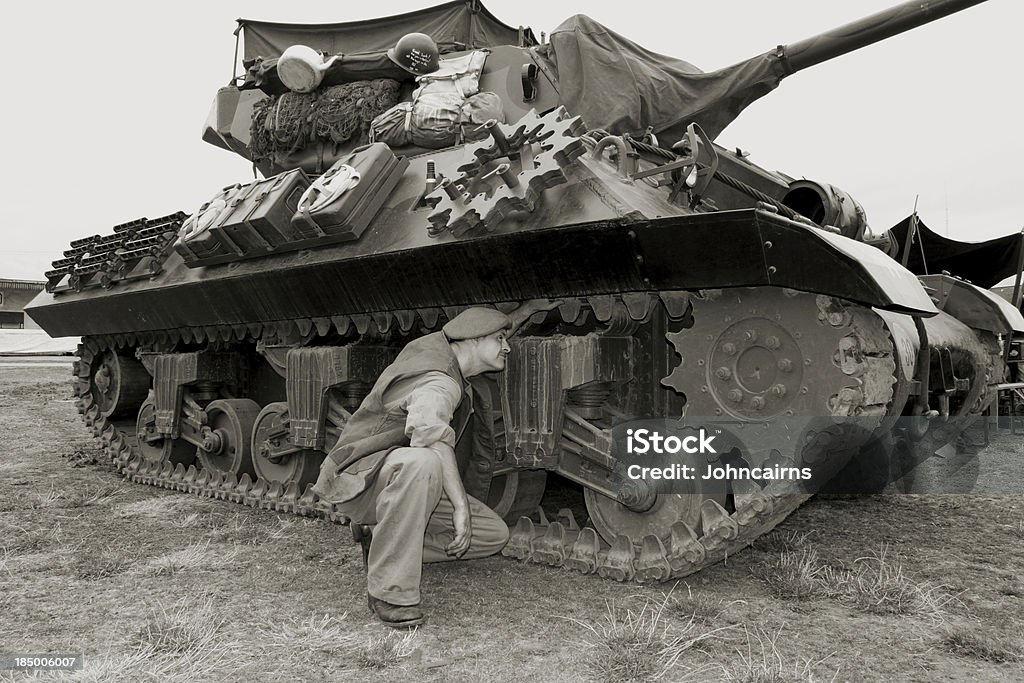 Tank condutor. - Royalty-free Armamento Foto de stock