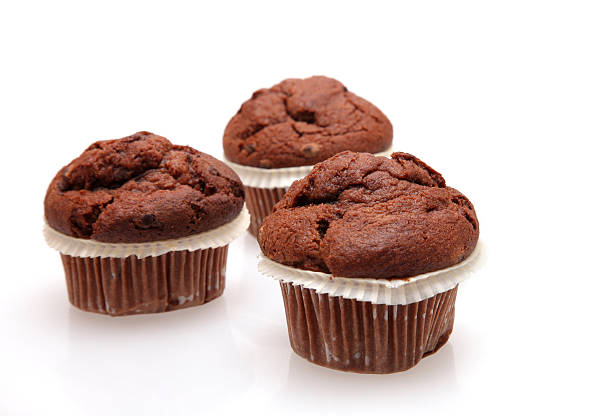 muffin - cookie chocolate cake gourmet dessert foto e immagini stock