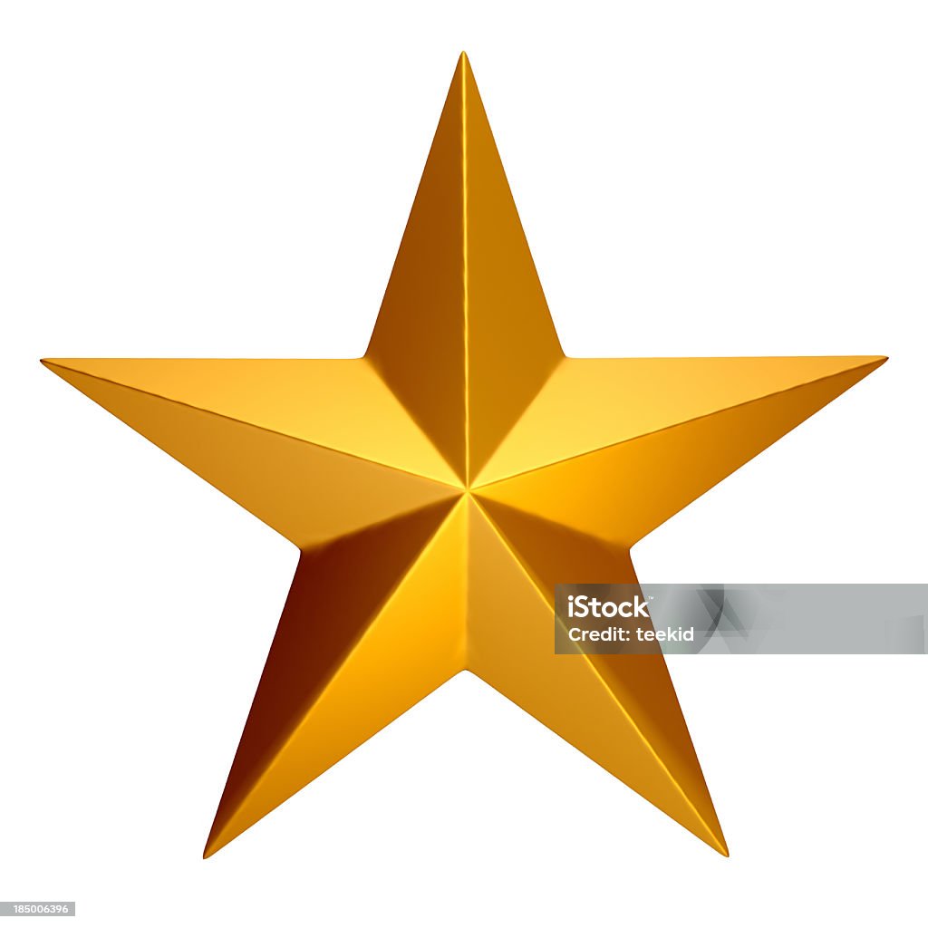 Cinque stelle a punta - Foto stock royalty-free di Stella