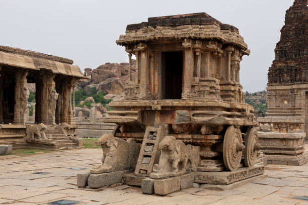 istock Vittala Temple Stone Chariot, Hampi, Karnataka, India. 185007427