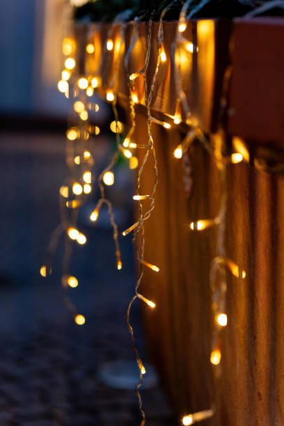 istock fairy lights at christmas at night 1850074547