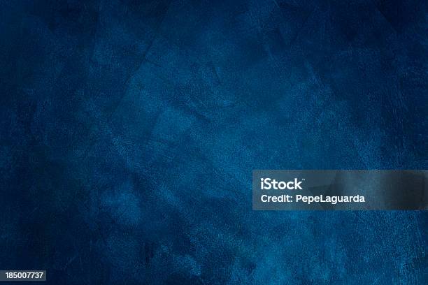 Dark Blue Grunge Background Stock Photo - Download Image Now - Backgrounds, Textured, Textured Effect