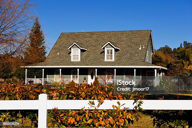 Northern California Country Home Stock Photo - Download Image Now - House, Luxury, Tree