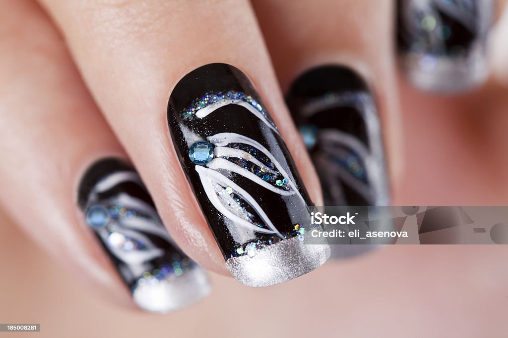 Arte em unhas - Royalty-free Unha Foto de stock